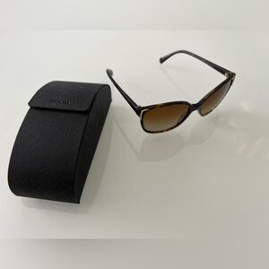 prada sunglasses with case